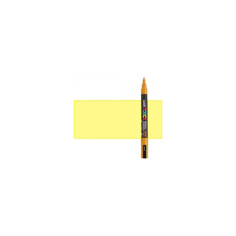 Fine art shop - Sunshine Yellow (N. P2) Posca marker PC3M, round tip (0.9-1.3 mm.) | totenart.com