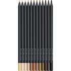 Fine art shop - 12 Pen Set Black Edition Faber Castell Tonos Piel | totenart.com