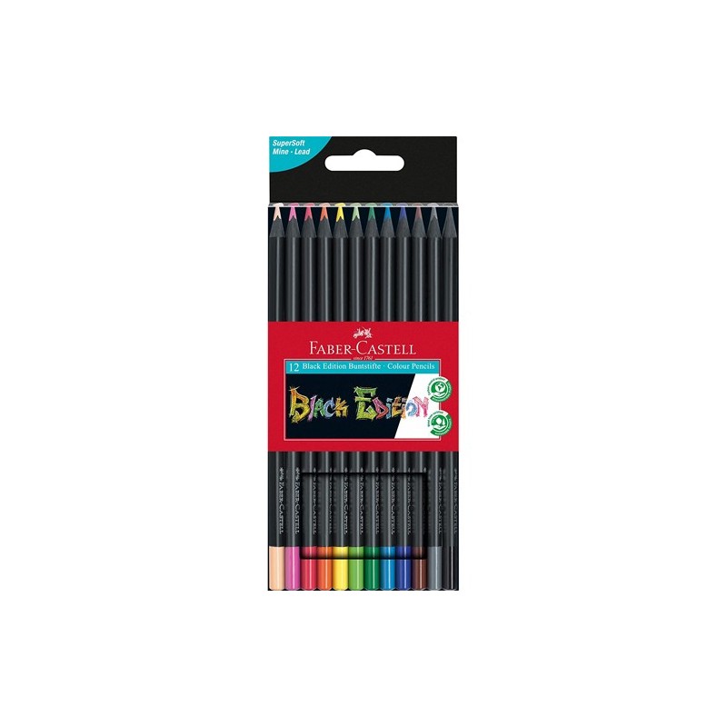 Fine art shop - 12 Pen Set colour Black Edition Faber Castell | totenart.com