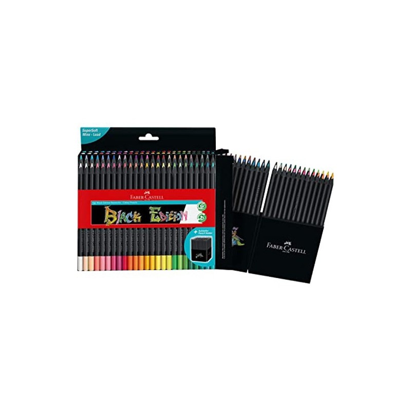 Fine art shop - 50 Pen Set colour Black Edition Faber Castell | totenart.com
