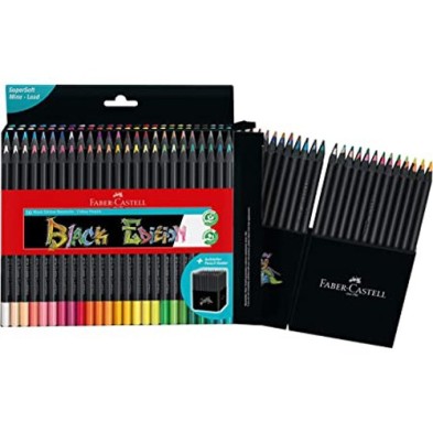 Fine art shop - 50 Pen Set colour Black Edition Faber Castell | totenart.com
