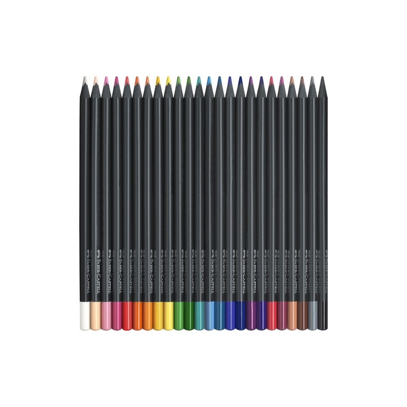 Fine art shop - 24 Pen Set colour Black Edition Faber Castell | totenart.com