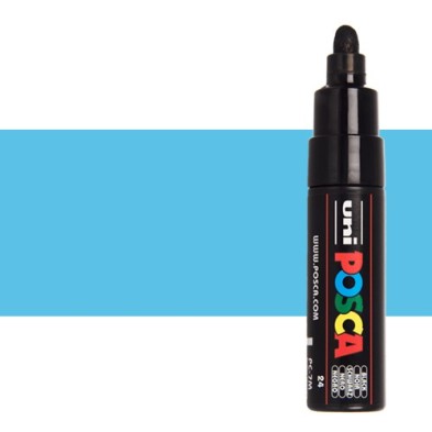 Fine art shop - POSCA Rotulador Light Blue PC-7M | totenart.com