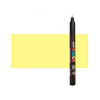 Fine art shop - Sunshine Yellow (N. P2) Posca marker PC3M, round tip (0.7 mm.) | totenart.com