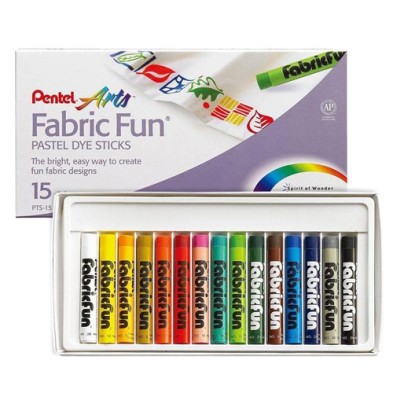 Fine art shop - Fabric Fun Pentel 15 Dye Stick Set | totenart.com