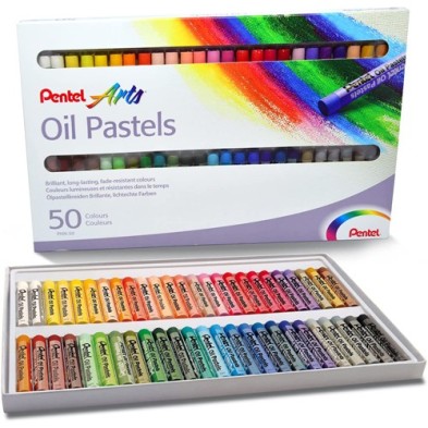 Fine art shop - Oil Pastels Pentel Set of 50 | totenart.com