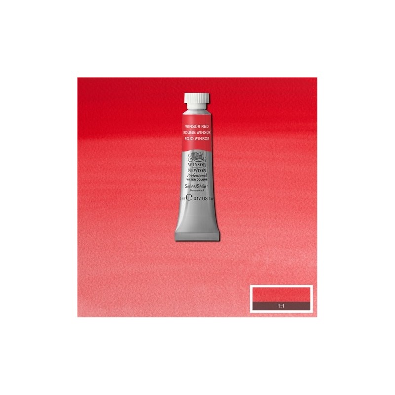 Fine art shop - Artist Watercolor Winsor Red 5 ml, W N 726 | totenart.com