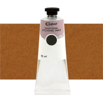 Fine art shop -  Cranfield Traditional Etching Ink Raw Sienna, 75 ml. | totenart.com