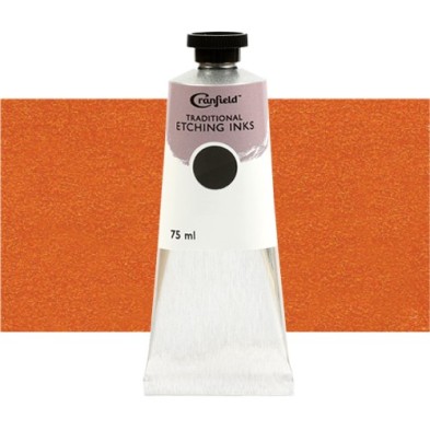 Fine art shop -  Cranfield Traditional Etching Ink Burnt Orange, 75 ml. | totenart.com