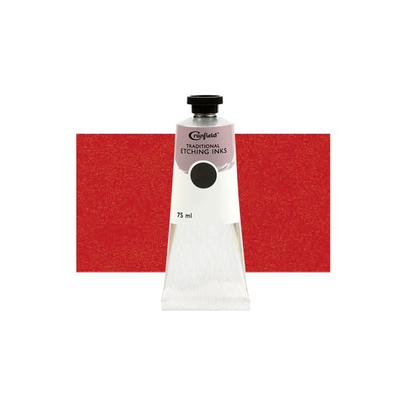 Fine art shop -  Cranfield Traditional Etching Ink Permanent Red, 75 ml. | totenart.com