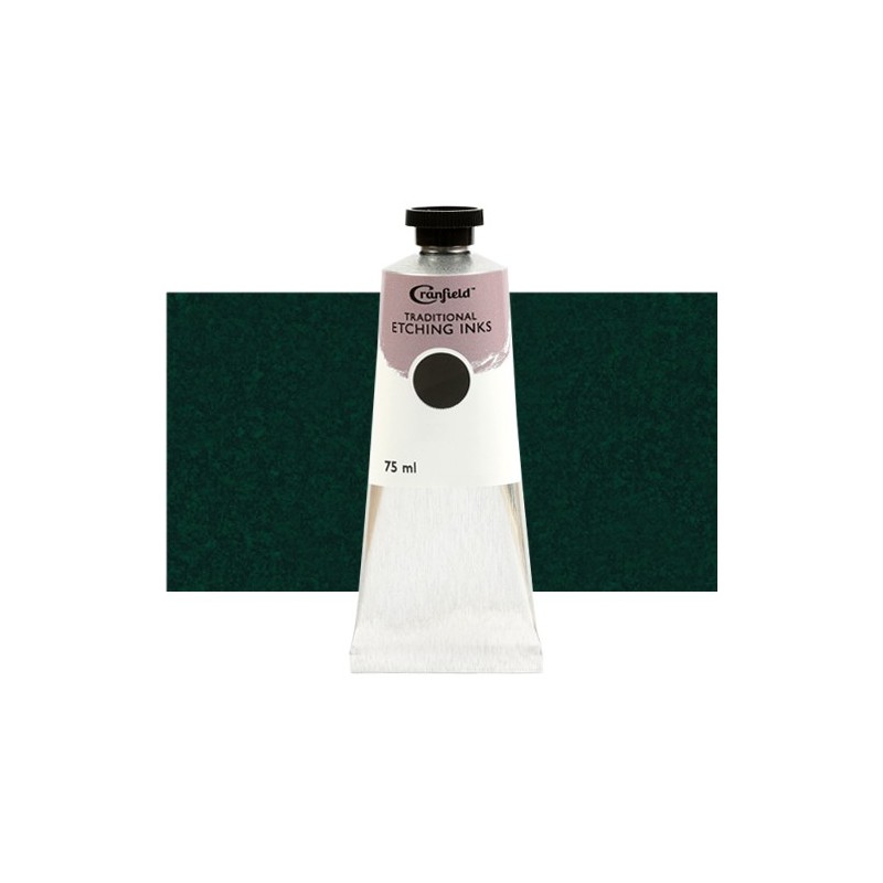 Fine art shop -  Cranfield Traditional Etching Ink Permanent Viridian Lake, 75 ml. | totenart.com