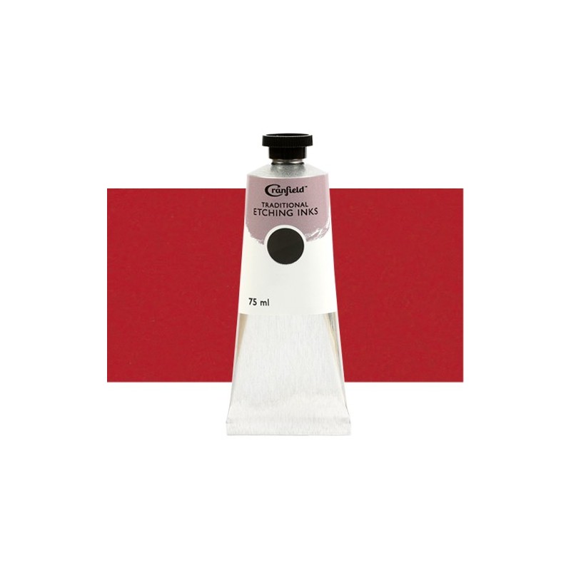 Fine art shop -  Cranfield Traditional Etching Ink Scarlet, 75 ml. | totenart.com