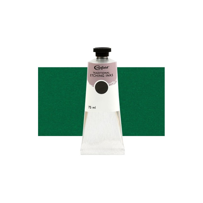 Fine art shop -  Cranfield Traditional Etching Ink Permanent Green Lake, 75 ml. | totenart.com