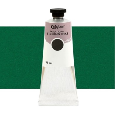 Fine art shop -  Cranfield Traditional Etching Ink Permanent Green Lake, 75 ml. | totenart.com