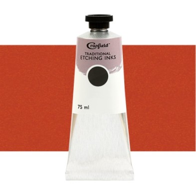 Fine art shop -  Cranfield Traditional Etching Ink Vermillion Hue, 75 ml. | totenart.com