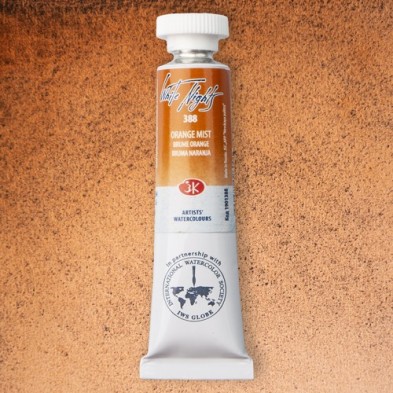 Fine art shop - White Nights Watercolors in tube 10 ml.  Orange Mist 1388 | totenart.com