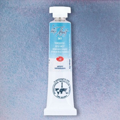 Fine art shop - White Nights Watercolors in tube 10 ml.  Turquoise Rose Mist 1561 | totenart.com