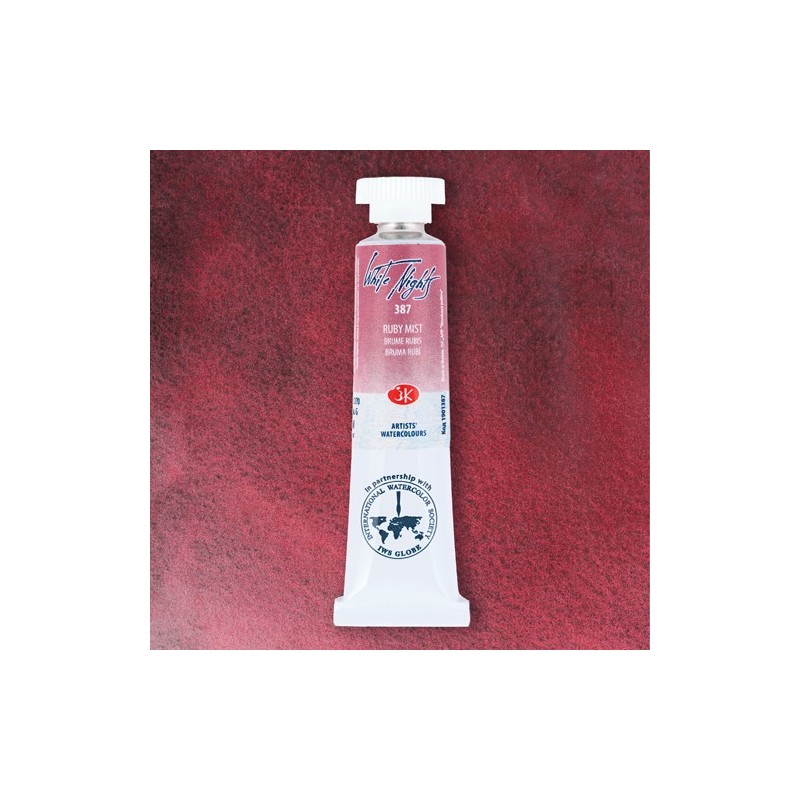 Fine art shop - White Nights Watercolors in tube 10 ml.  Ruby Mist 1387 | totenart.com