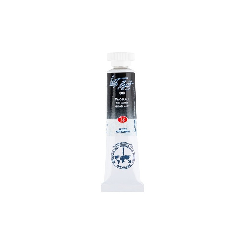 Fine art shop - White Nights Watercolors in tube 10 ml.  Black From Mars 1800 | totenart.com