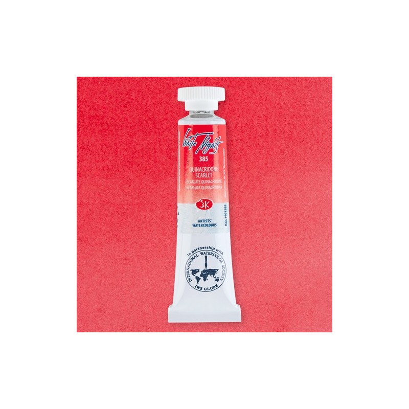 Fine art shop - White Nights Watercolors in tube 10 ml.  Scarlet Quinacridone 1385 | totenart.com