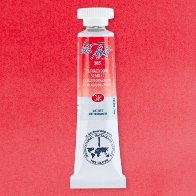 Fine art shop - White Nights Watercolors in tube 10 ml.  Scarlet Quinacridone 1385 | totenart.com
