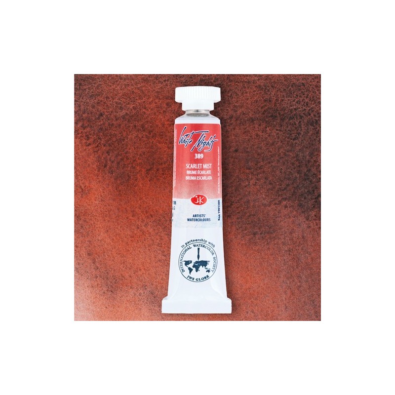 Fine art shop - White Nights Watercolors in tube 10 ml.  Scarlet Mist 1389 | totenart.com