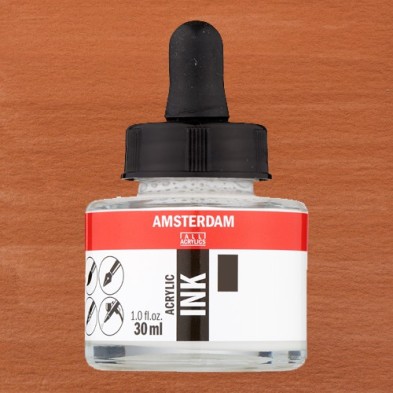 Fine art shop - Amsterdam Acrylic Ink Copper 805 (30 ml.) | totenart.com