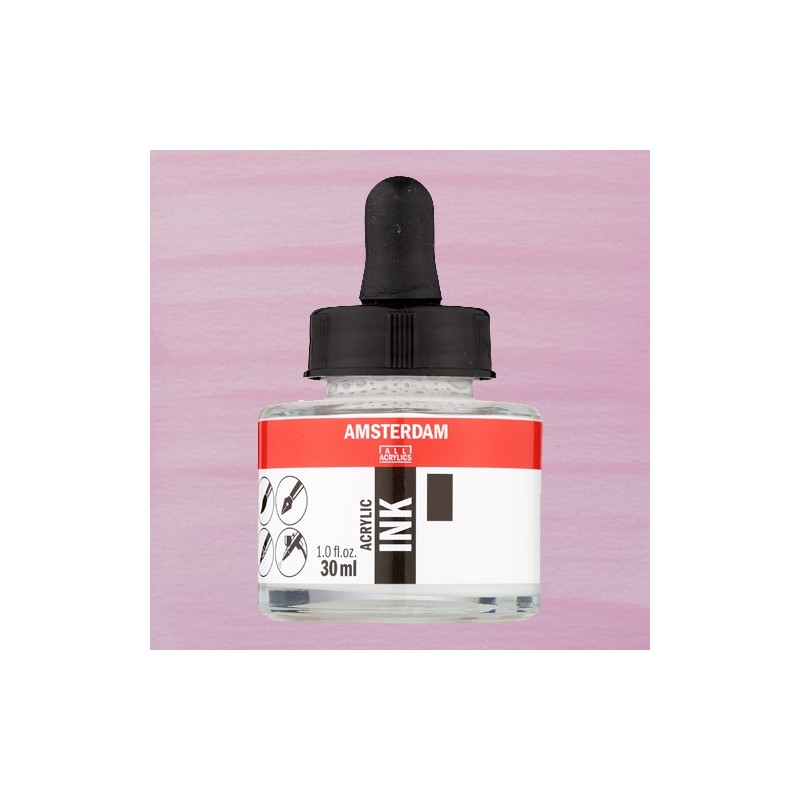 Fine art shop - Amsterdam Acrylic Ink Light Rose 361 (30ml.) | totenart.com
