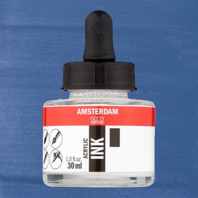 Fine art shop - Amsterdam Acrylic Ink Grayish Blue 562 (30ml.) | totenart.com