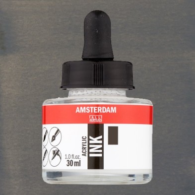 Fine art shop - Amsterdam Acrylic Ink Natural Grey 710 (30ml.) | totenart.com