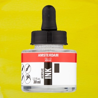 Fine art shop - Amsterdam Acrylic Azo Yellow Lemon 267 (30ml.) | totenart.com