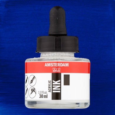 Fine art shop - Amsterdam Acrylic Ink Phthalo Blue (30ml.) | totenart.com