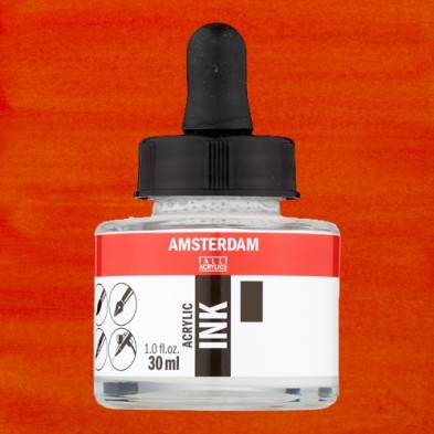Fine art shop - Amsterdam Acrylic Ink 311 Vermilion (30ml.) | totenart.com