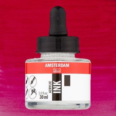 Fine art shop - Amsterdam Acrylic Ink 318 Carmine (30ml.) | totenart.com