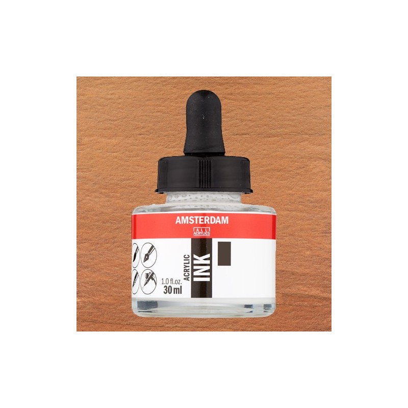 Fine art shop - Amsterdam Acrylic Ink Bronze 811 (30 ml.) | totenart.com