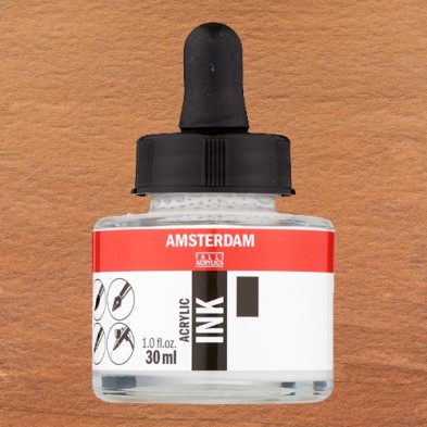 Fine art shop - Amsterdam Acrylic Ink Bronze 811 (30 ml.) | totenart.com