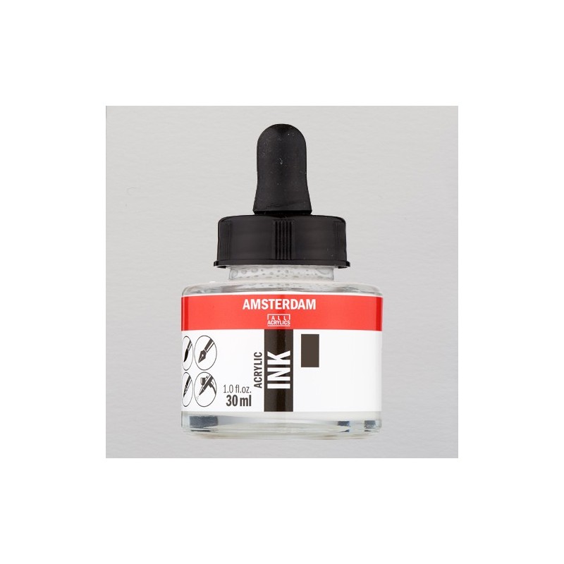 Fine art shop - Amsterdam Acrylic Ink titanium white 105 (30ml.) | totenart.com