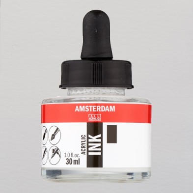 Fine art shop - Amsterdam Acrylic Ink titanium white 105 (30ml.) | totenart.com