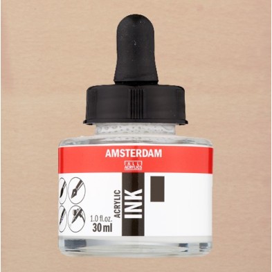 Fine art shop - Amsterdam Acrylic Ink Naples Yellow Red Light 292 (30ml.) | totenart.com