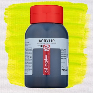 Fine art shop - Art Creation Acrylic n. 243 Greenish Yellow (750 ml.) | totenart.com