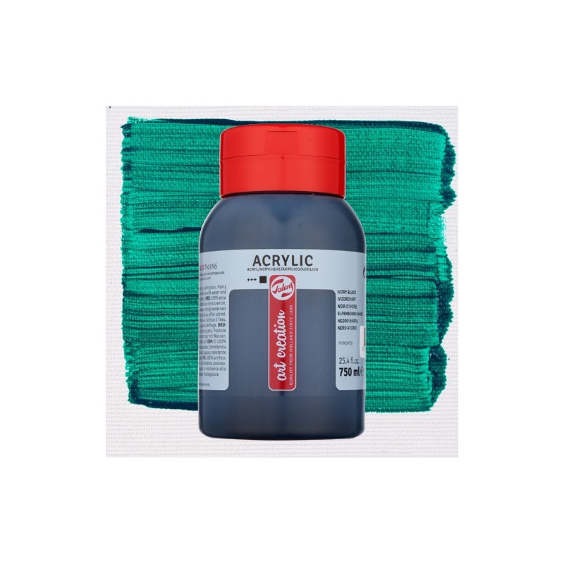 Fine art shop - Art Creation Acrylic n. 616 emerald green (750 ml.) | totenart.com