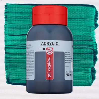 Fine art shop - Art Creation Acrylic n. 616 emerald green (750 ml.) | totenart.com