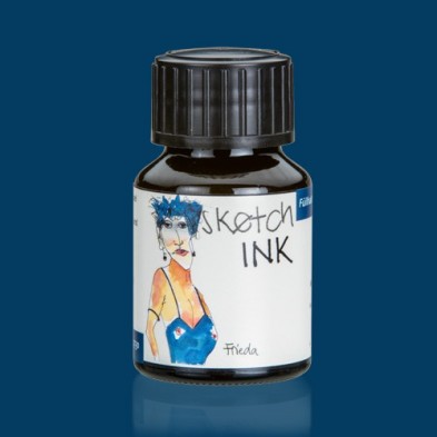 Fine art shop - Sketch Ink Tinta Pigmentada Rohrer and Klingner Frieda (Sea Blue), 50 ml | totenart.com