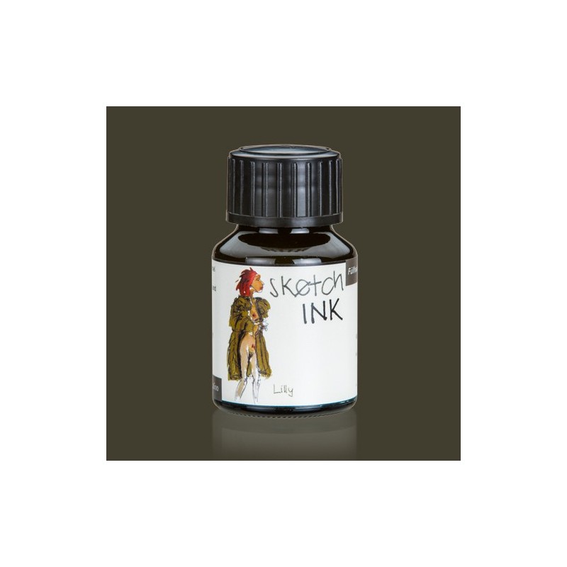 Fine art shop - Sketch Ink Tinta Pigmentada Rohrer and Klingner Lilly (Brown), 50 ml | totenart.com
