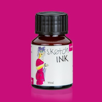 Fine art shop - Sketch Ink Tinta Pigmentada Rohrer and Klingner Vroni (Magenta Red), 50 ml | totenart.com