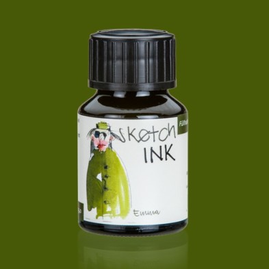 Fine art shop - Sketch Ink Tinta Pigmentada Rohrer and Klingner Emma (Green bottle), 50 ml | totenart.com