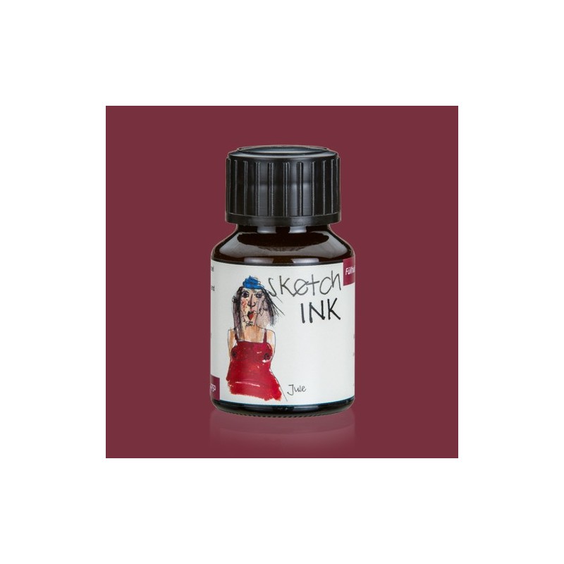 Fine art shop - Sketch Ink Tinta Pigmentada Rohrer and Klingner Jule (Dark Red), 50 ml | totenart.com