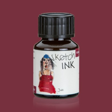 Fine art shop - Sketch Ink Tinta Pigmentada Rohrer and Klingner Jule (Dark Red), 50 ml | totenart.com
