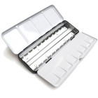 Materiais Belas Artes - Empty metal watercolors box 24 1/2 godets WN | totenart.com