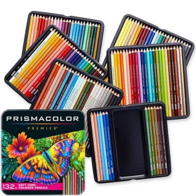  Fine art shop - Prismacolor Premier metal box 132 colored pencils | totenart.com